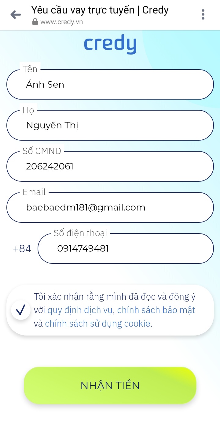 Vay tiền nhanh tại Robocash