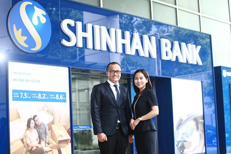 Ngân hàng Shinhan Bank có vốn đầu tư 100% từ Hàn Quốc