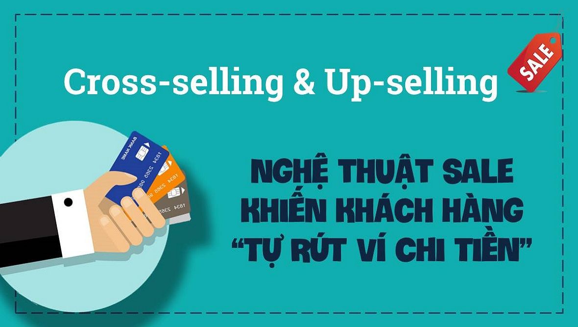 Minh họa về upselling - đề nghị khách hàng mua sản phẩm cao cấp hơn