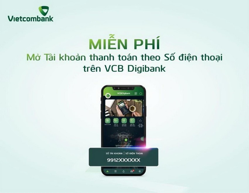 Thủ tục đăng ký Vietcombank Digibank.